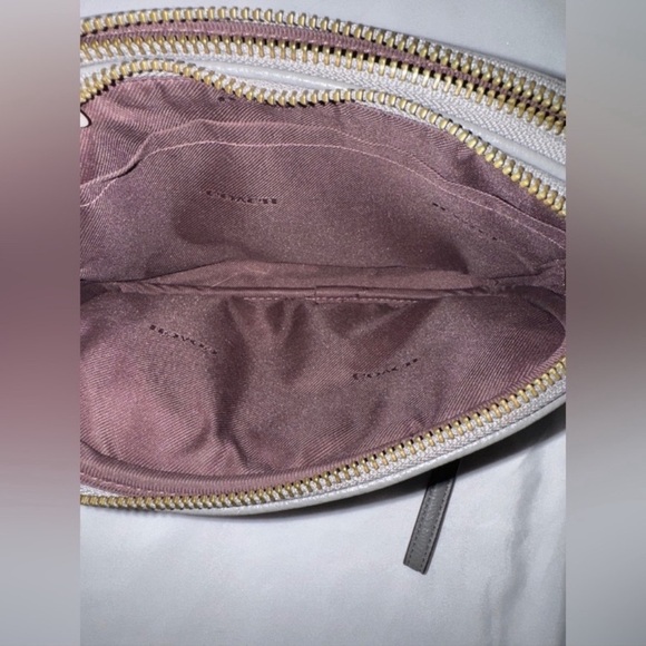 Coach RARE Coach Praire Rivet Double Zip Crossbody Clutch w Studs/dustbag - Picture 5 of 10